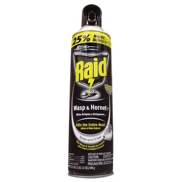 Spray Wasp and Hornet Killer 17.5 oz, Raid, Mfr#: 51367
